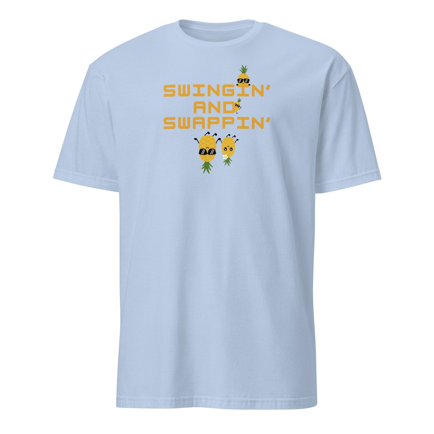 Swinger Lifestyle Tee Swingin' and Swapping Unisex Tee by EraofInk
