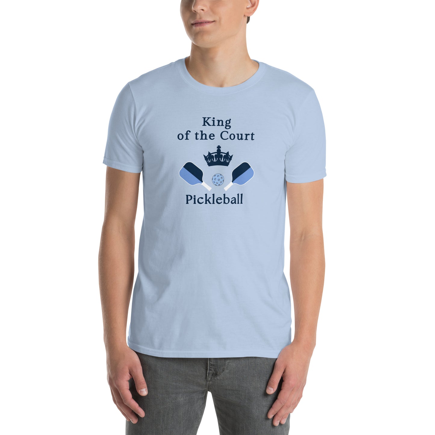 King of the Court Pickleball Unisex Tee by EraofInk