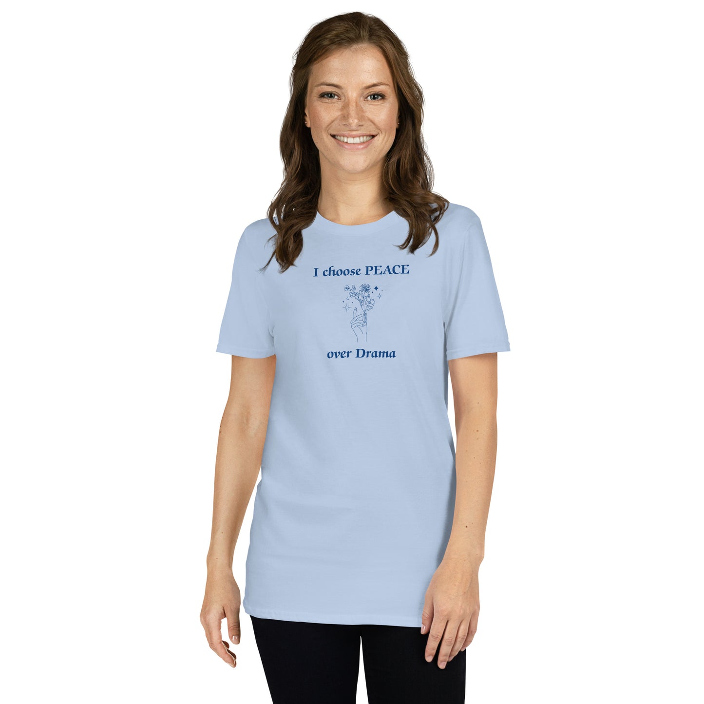 I Choose Peace Over Drama Unisex Tee by EraofInk