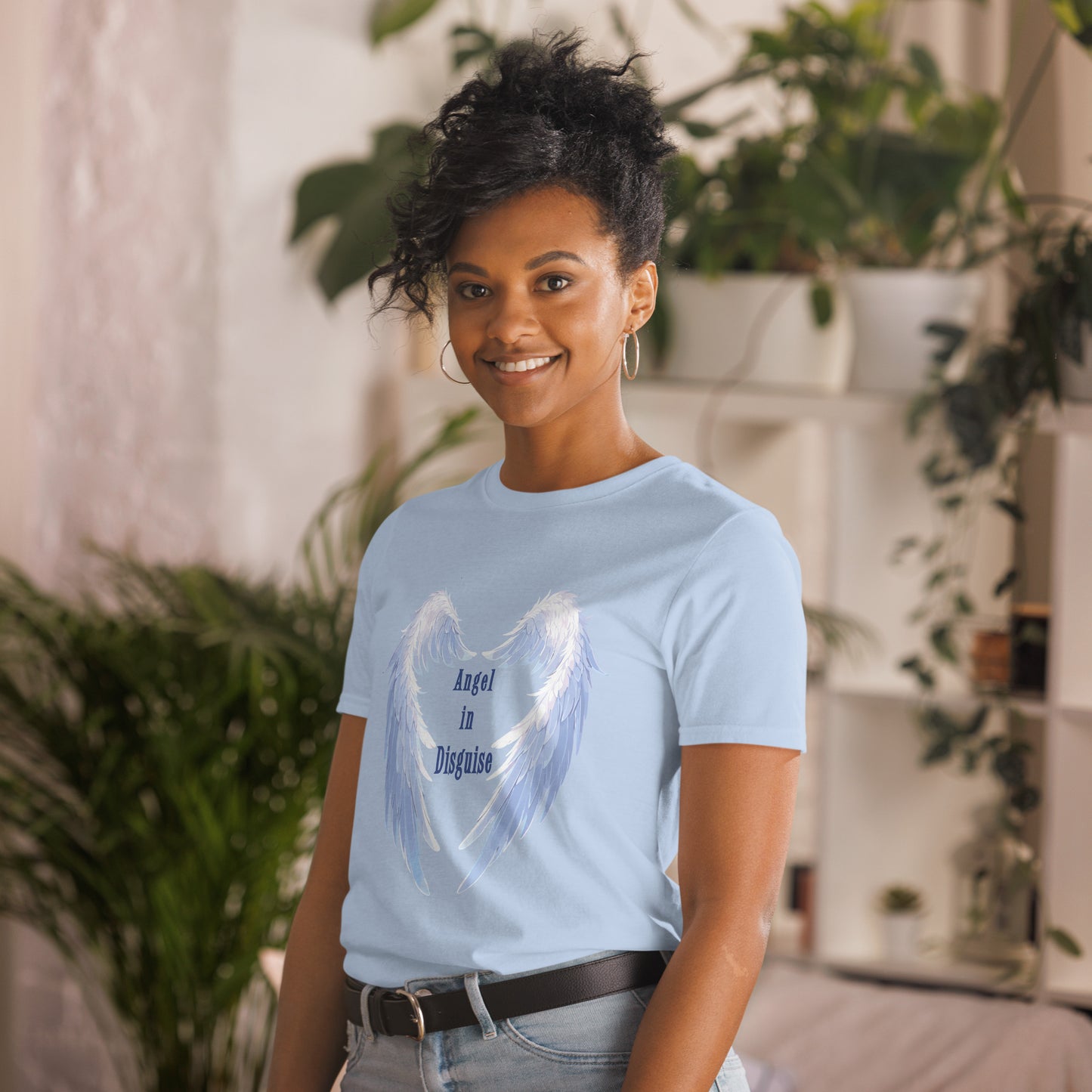 Angel in Disguise Unisex Tee by EraofInk