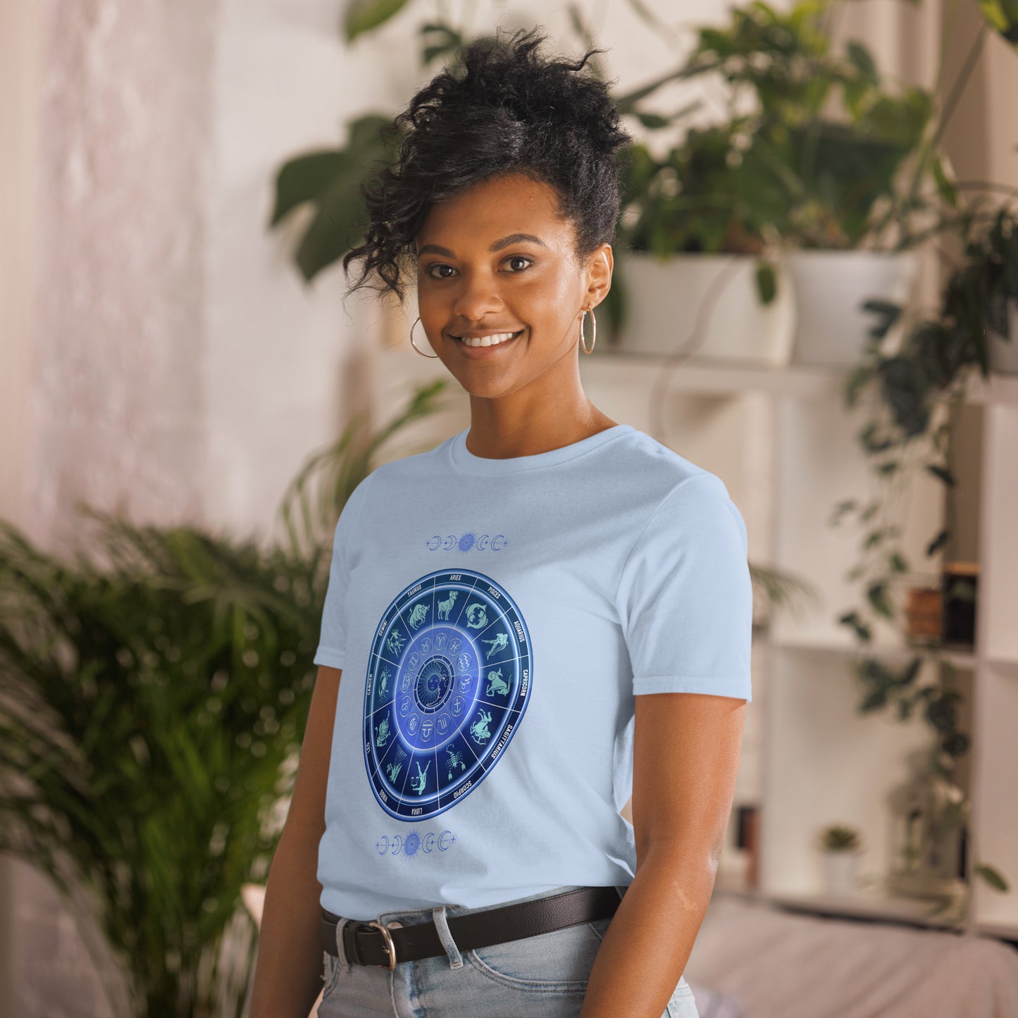 Astrological Chart Zodiac Birth Chart Unisex Tee by EraofInk