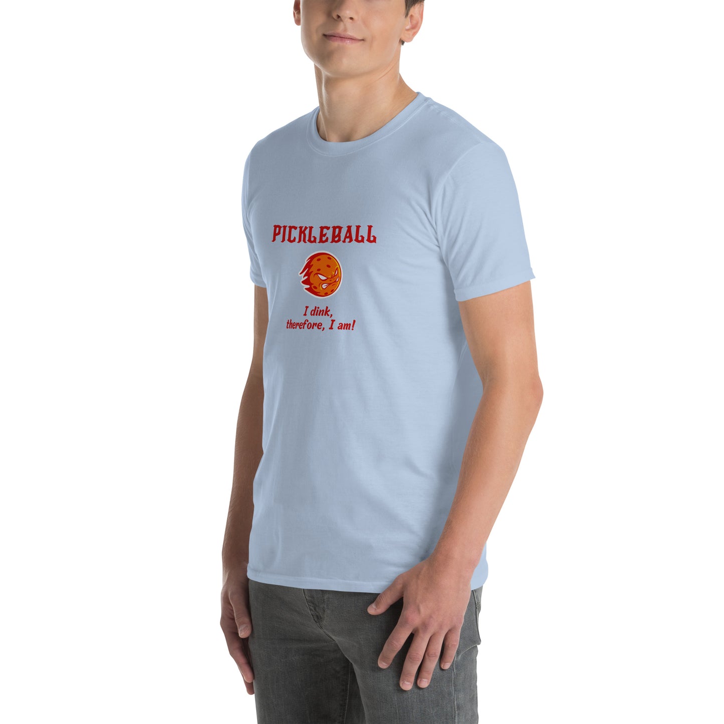 Pickleball I Dink, Therefore, I Am Unisex Tee by EraofInk