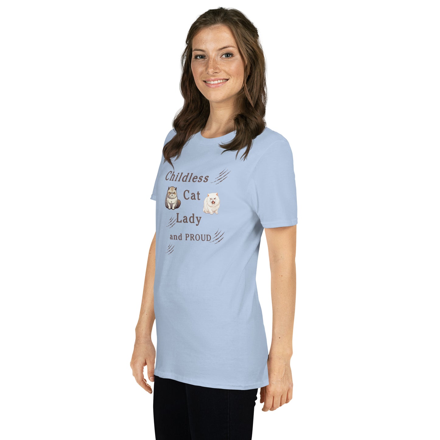 Childless Cat Lady & Proud Unisex Tee by EraofInk