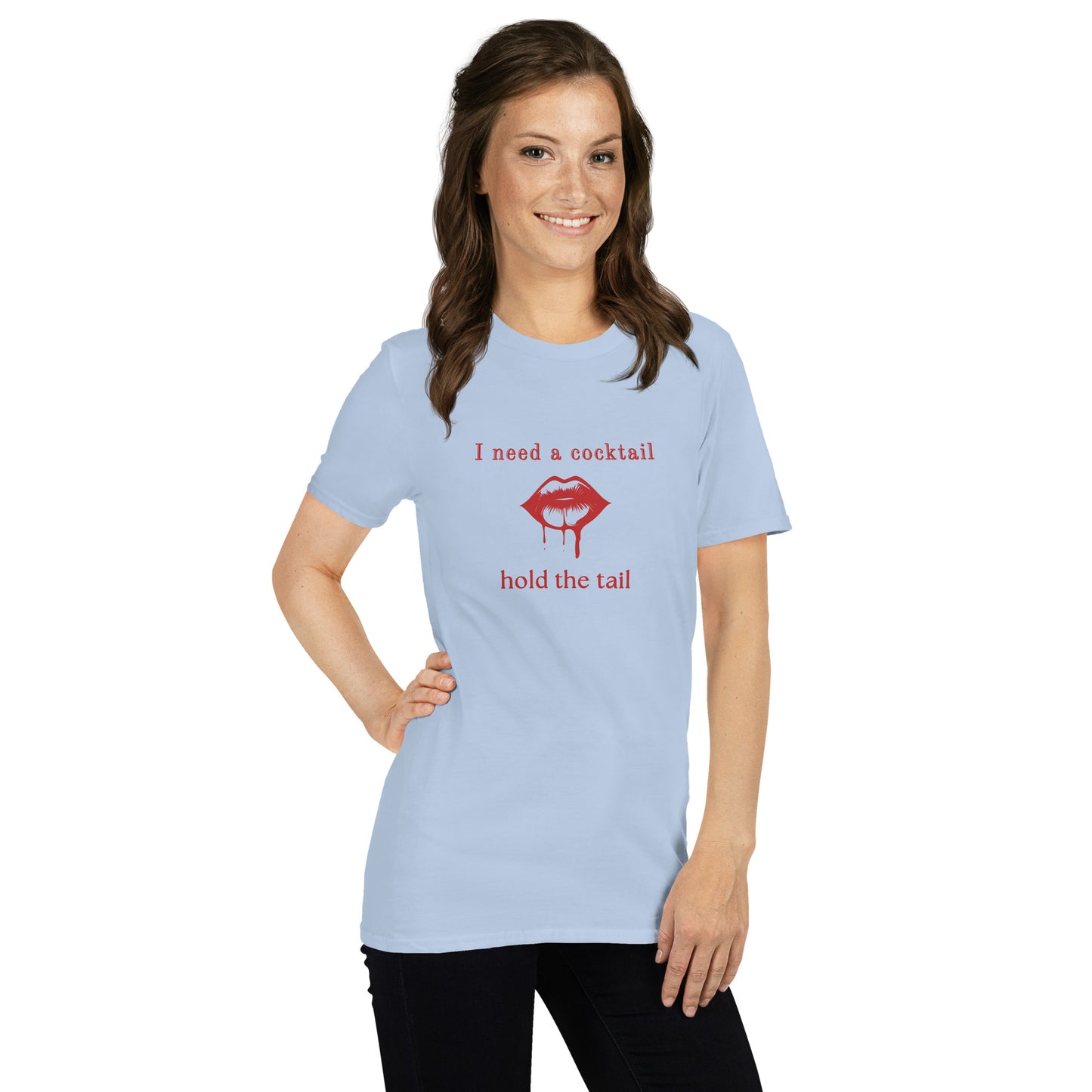 I Need a Cocktail Hold the Tail Unisex Tee by EraofInk