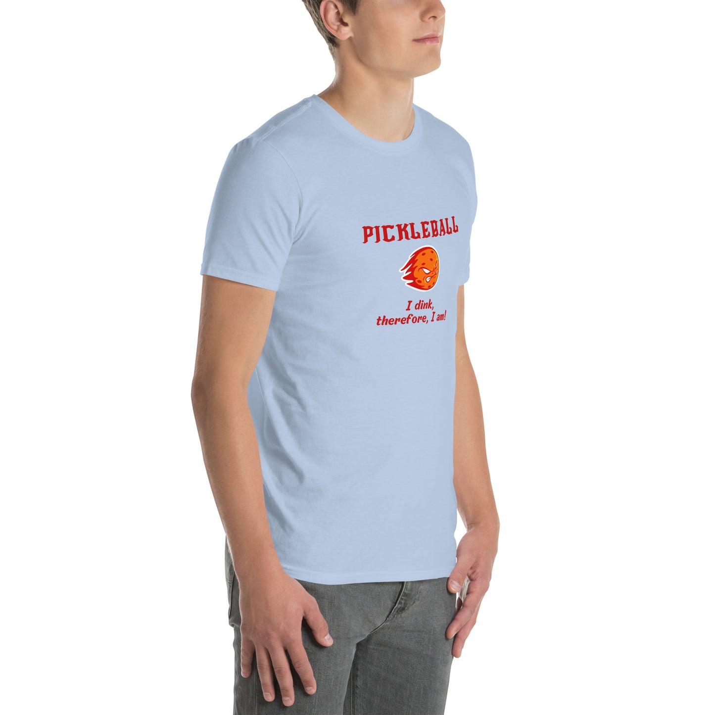 Pickleball I Dink, Therefore, I Am Unisex Tee by EraofInk