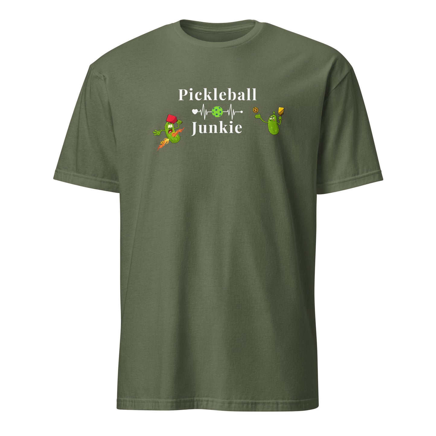 Pickleball Junkie Unisex Tee by EraofInk