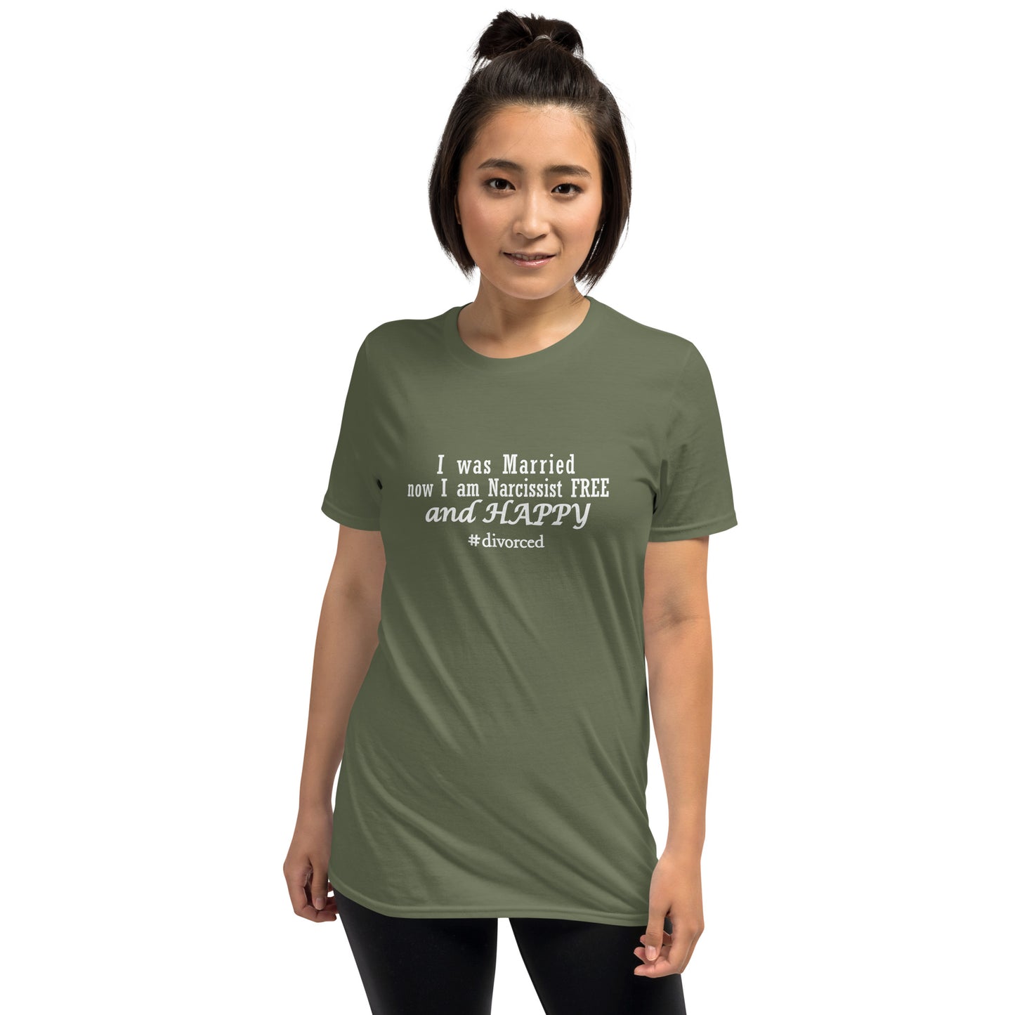I Was Married Now I Am Narcissist Free & Happy #divorce Unisex Tee by EraofInk