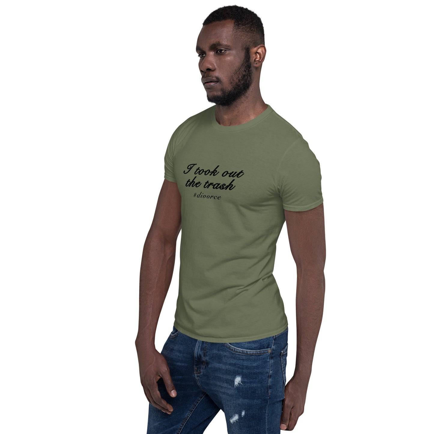 Funny Divorce Tee I Took Out the Trash Unisex Tee by EraofInk
