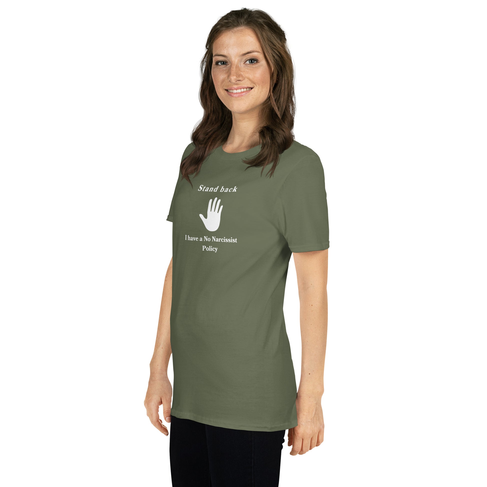 Stand Back I Have a No Narcissist Policy Unisex Tee by EraofInk