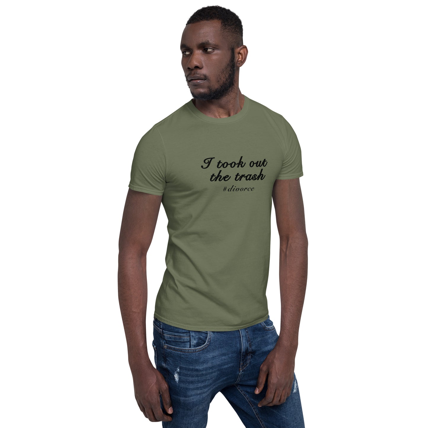 Funny Divorce Tee I Took Out the Trash Unisex Tee by EraofInk