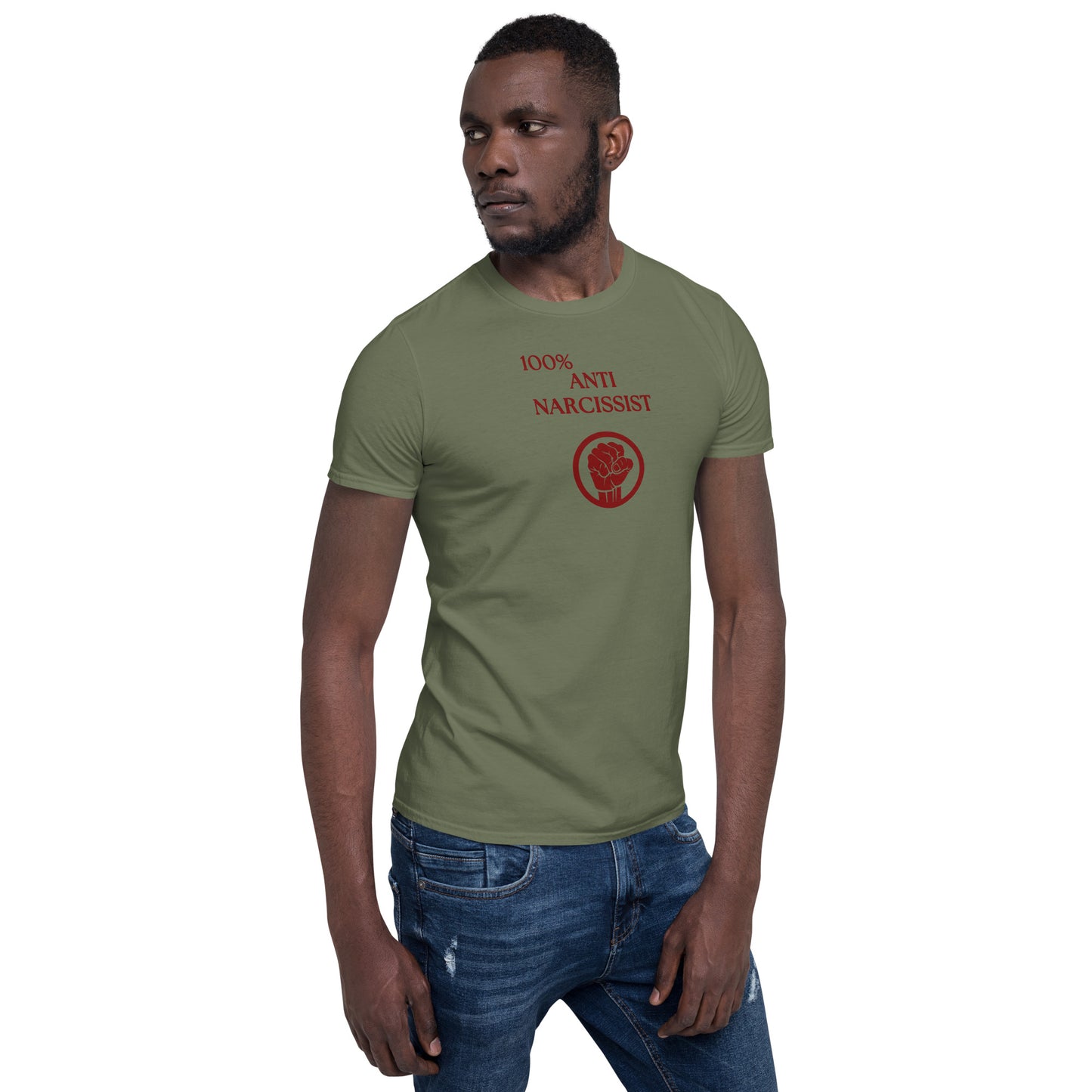 Stand Up Against Narcissistic Abuse 100% Against Narc Abuse Unisex Tee by EraofInk