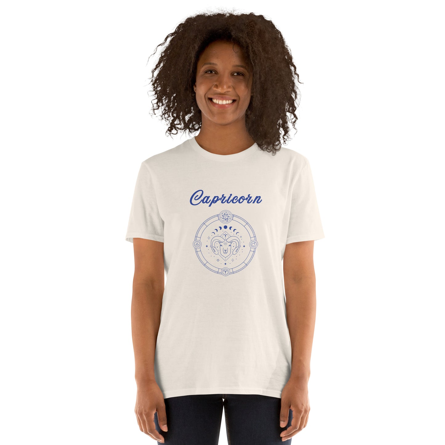 Capricorn Astrological Zodiac Unisex Tee by EraofInk
