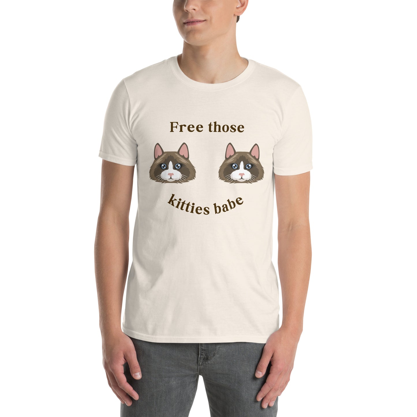Free Those Kitties Babe Unisex Tee by EraofInk