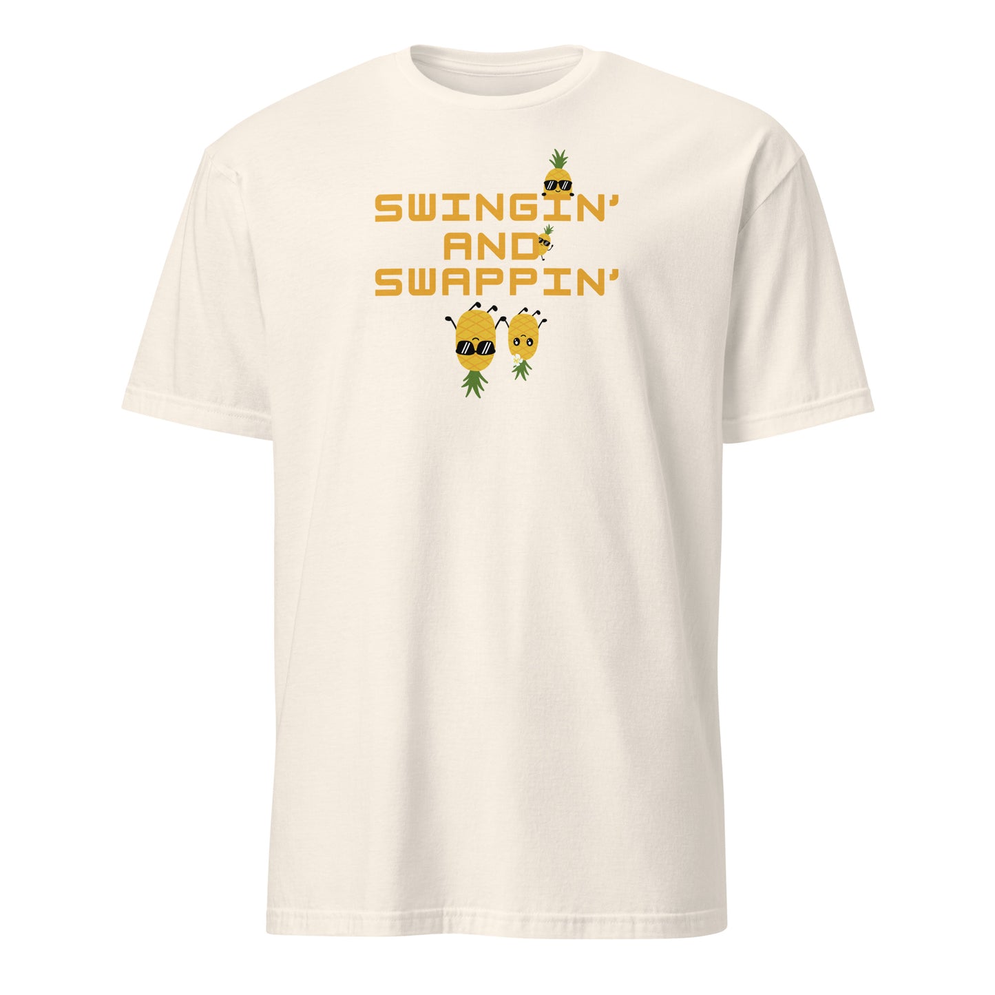Swinger Lifestyle Tee Swingin' and Swapping Unisex Tee by EraofInk