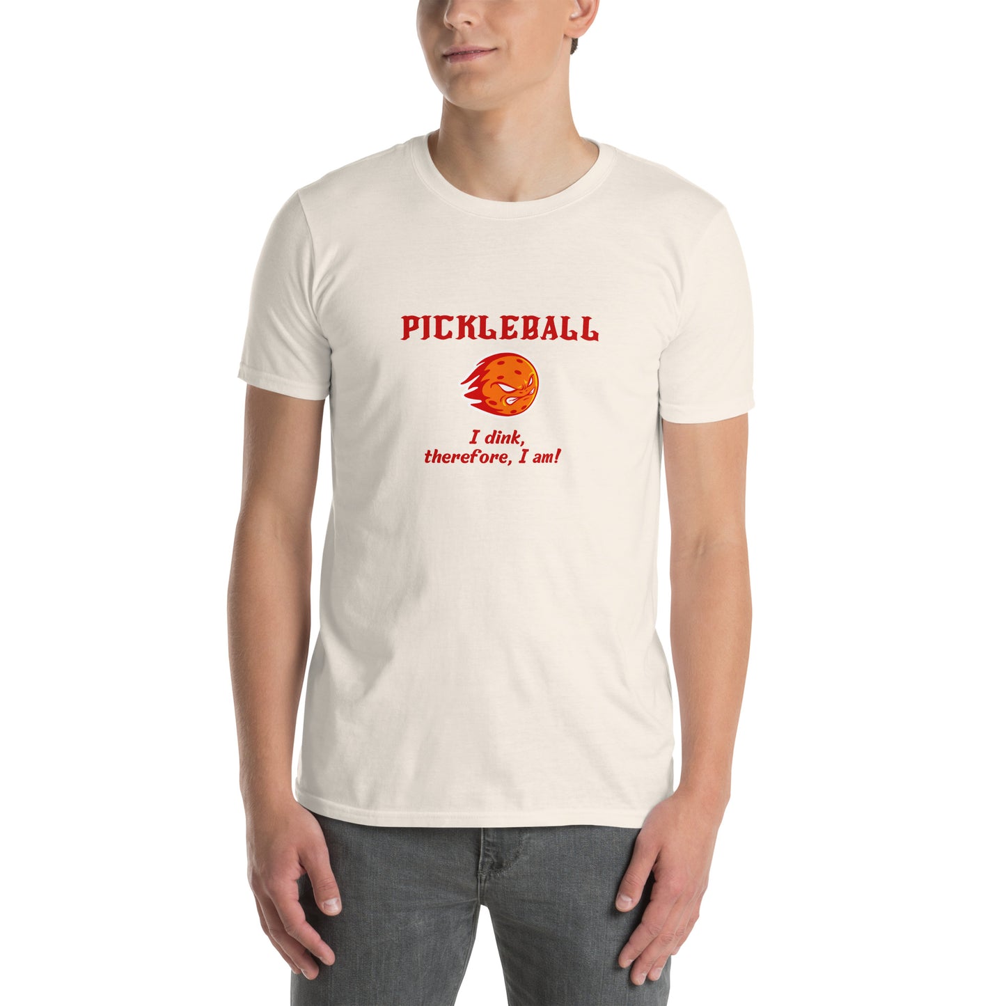 Pickleball I Dink, Therefore, I Am Unisex Tee by EraofInk