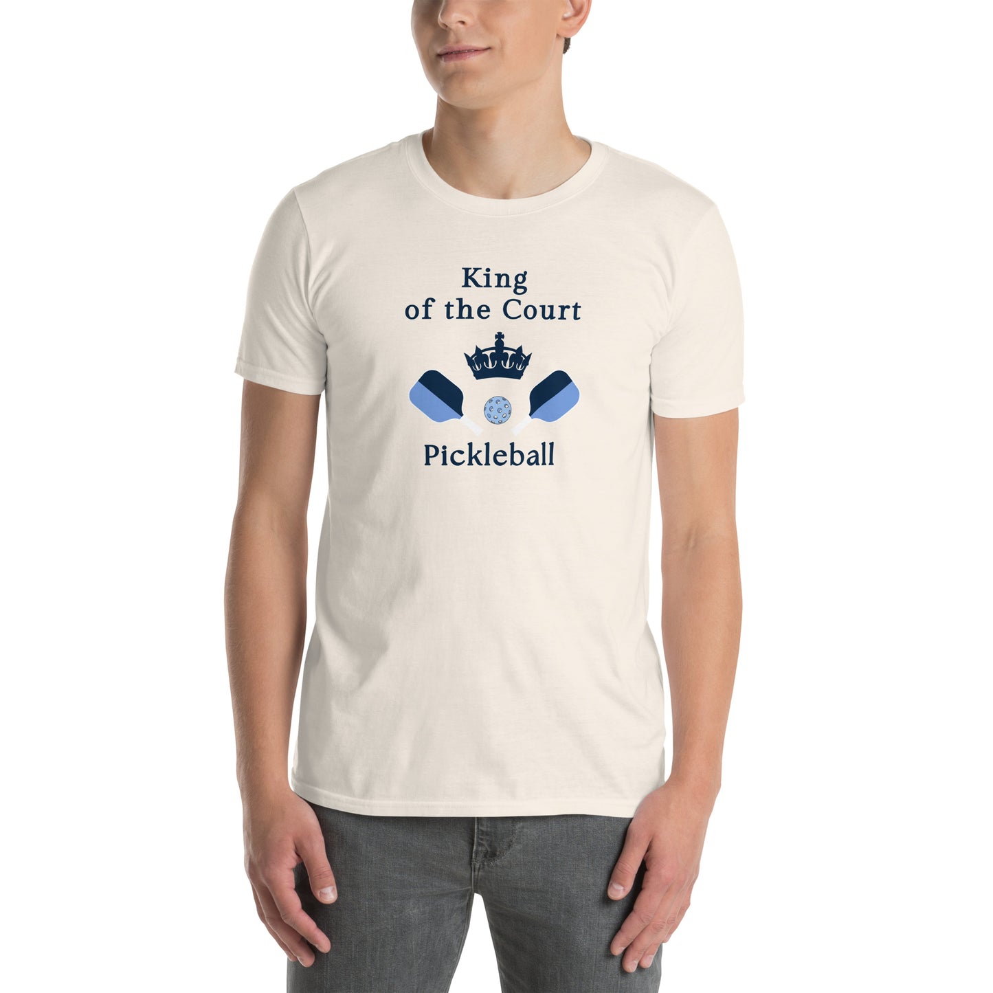 King of the Court Pickleball Unisex Tee by EraofInk
