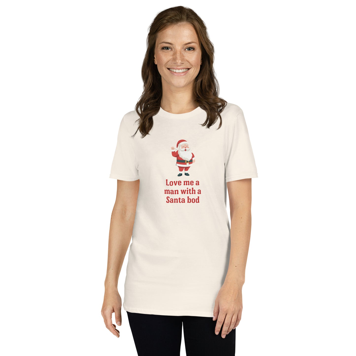 Love Me a Man with a Santa Bod Unisex Tee by EraofInk
