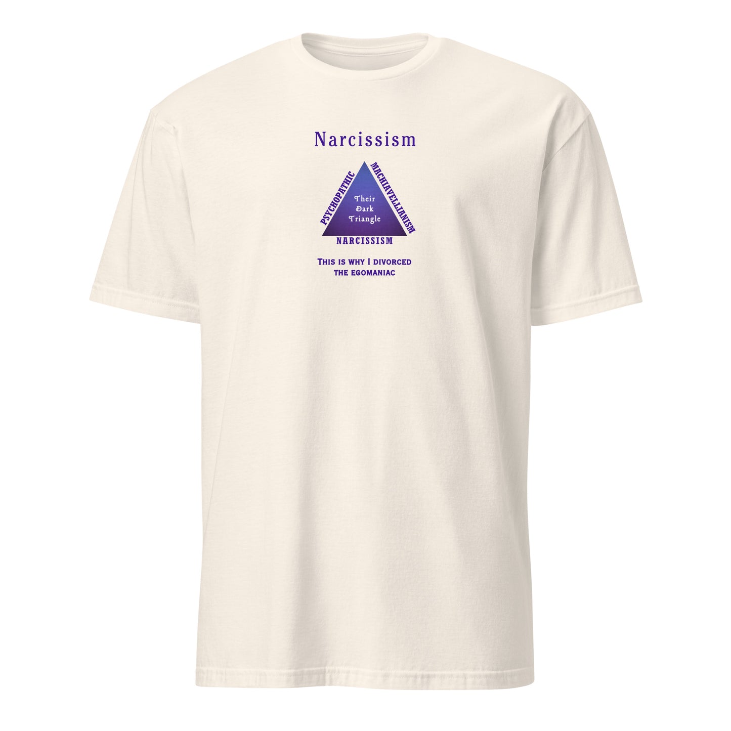 Narcissism Dark Triangle of Truth Unisex Tee by EraofInk