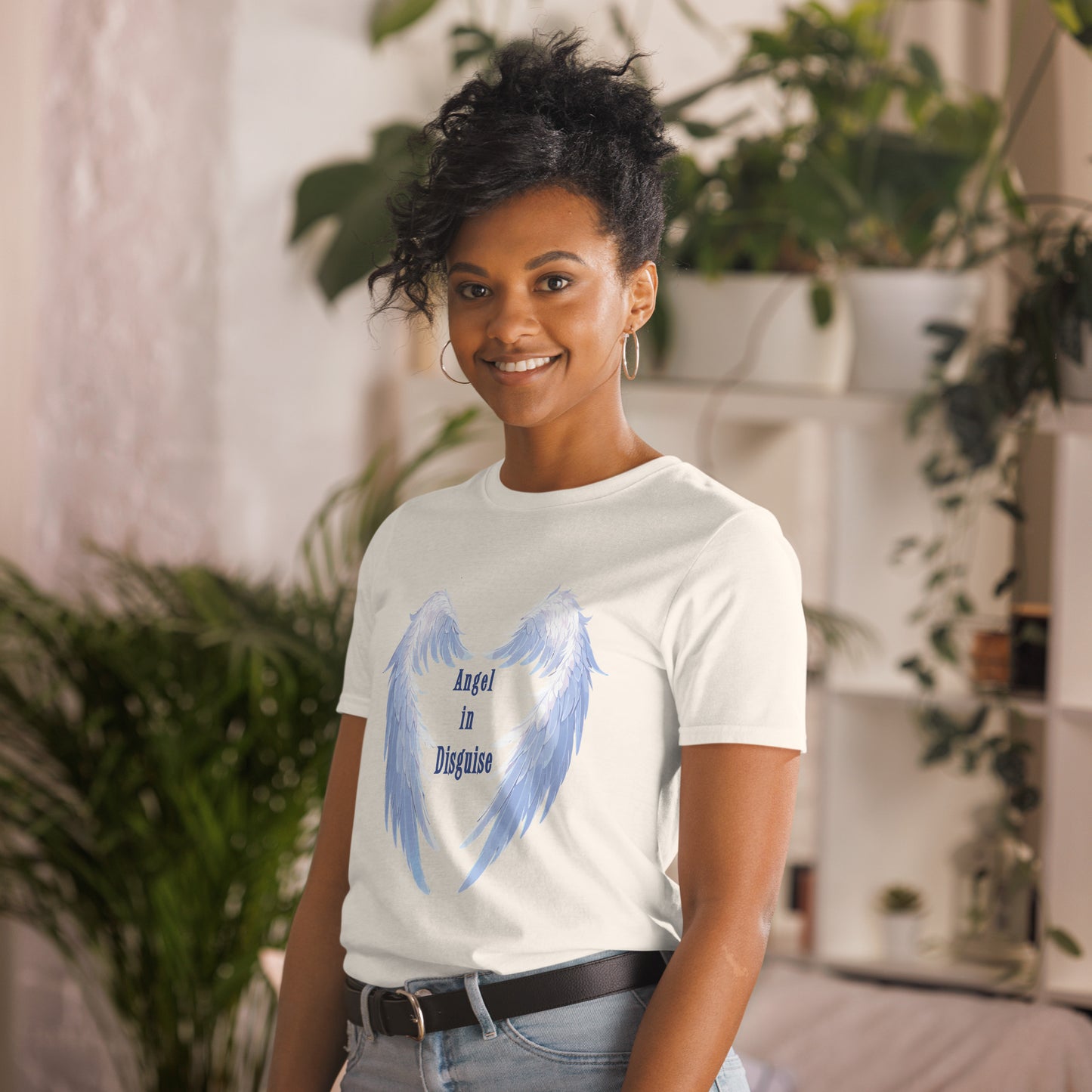 Angel in Disguise Unisex Tee by EraofInk