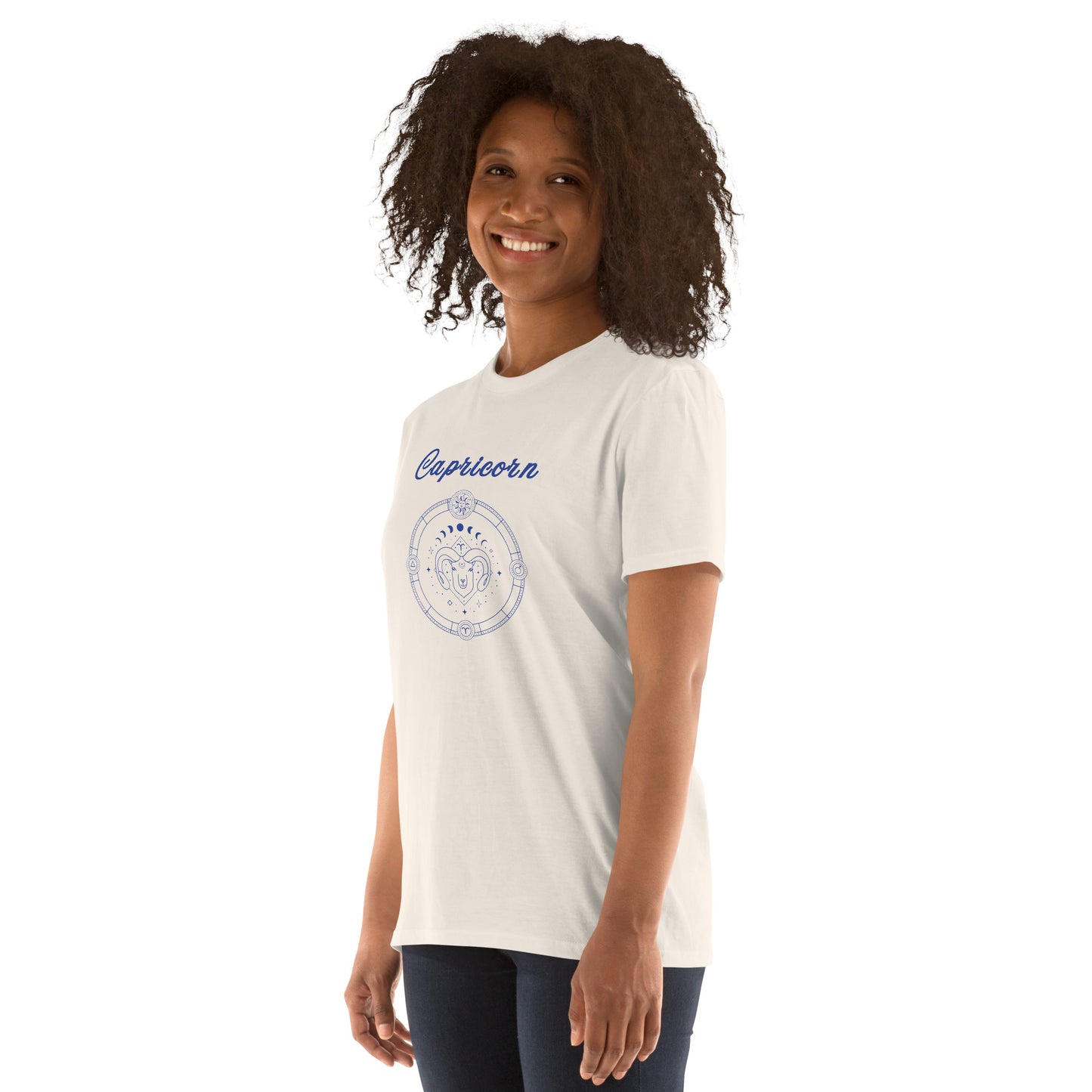 Capricorn Astrological Zodiac Unisex Tee by EraofInk