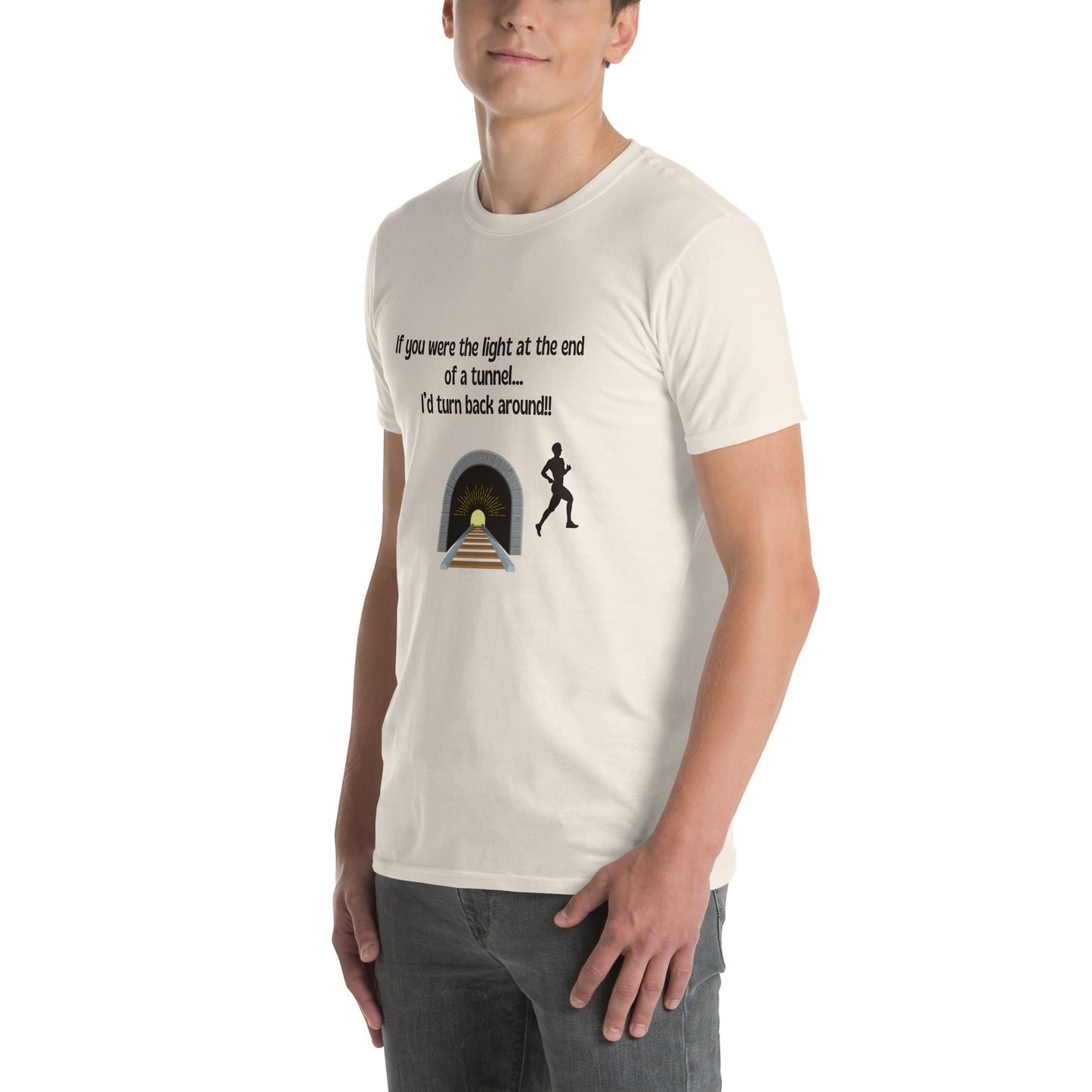 Funny Insult Unisex Tee If You Were the Light at the End of a Tunnel ..by EraofInk
