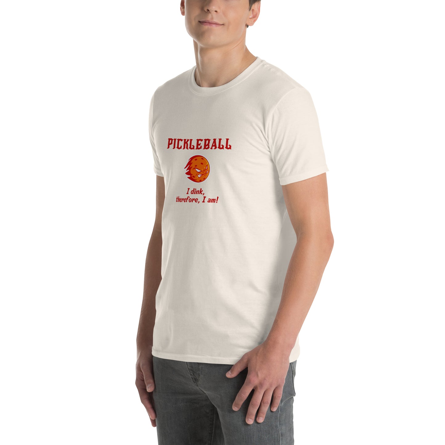 Pickleball I Dink, Therefore, I Am Unisex Tee by EraofInk