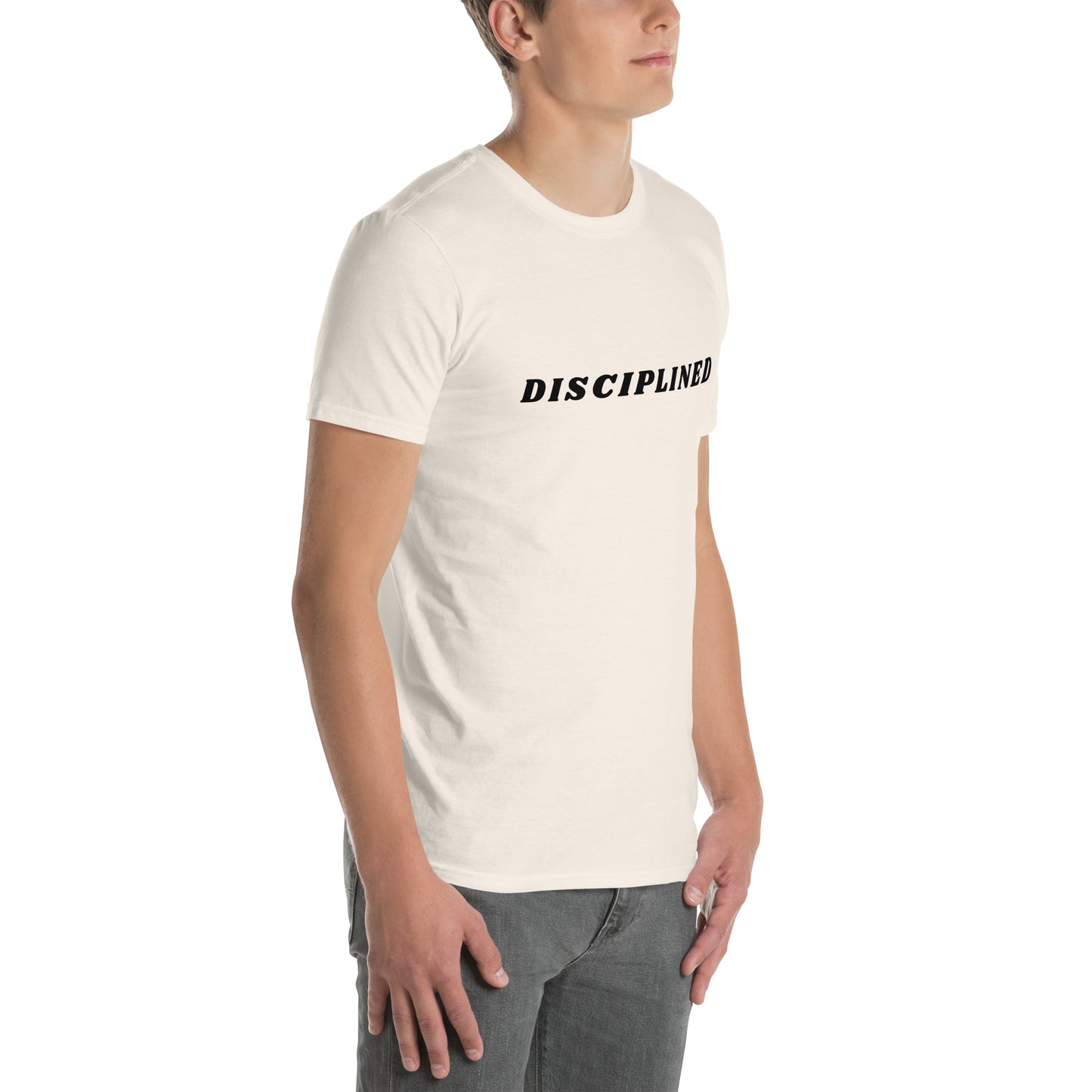 Disciplined Man's Fitness Tee by EraofInk