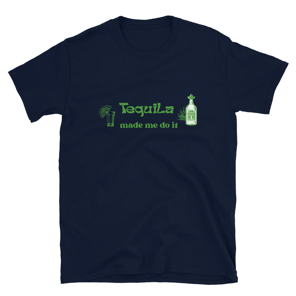 Blame It On Tequila Tee Tequila Made Me Do It by EraofInk