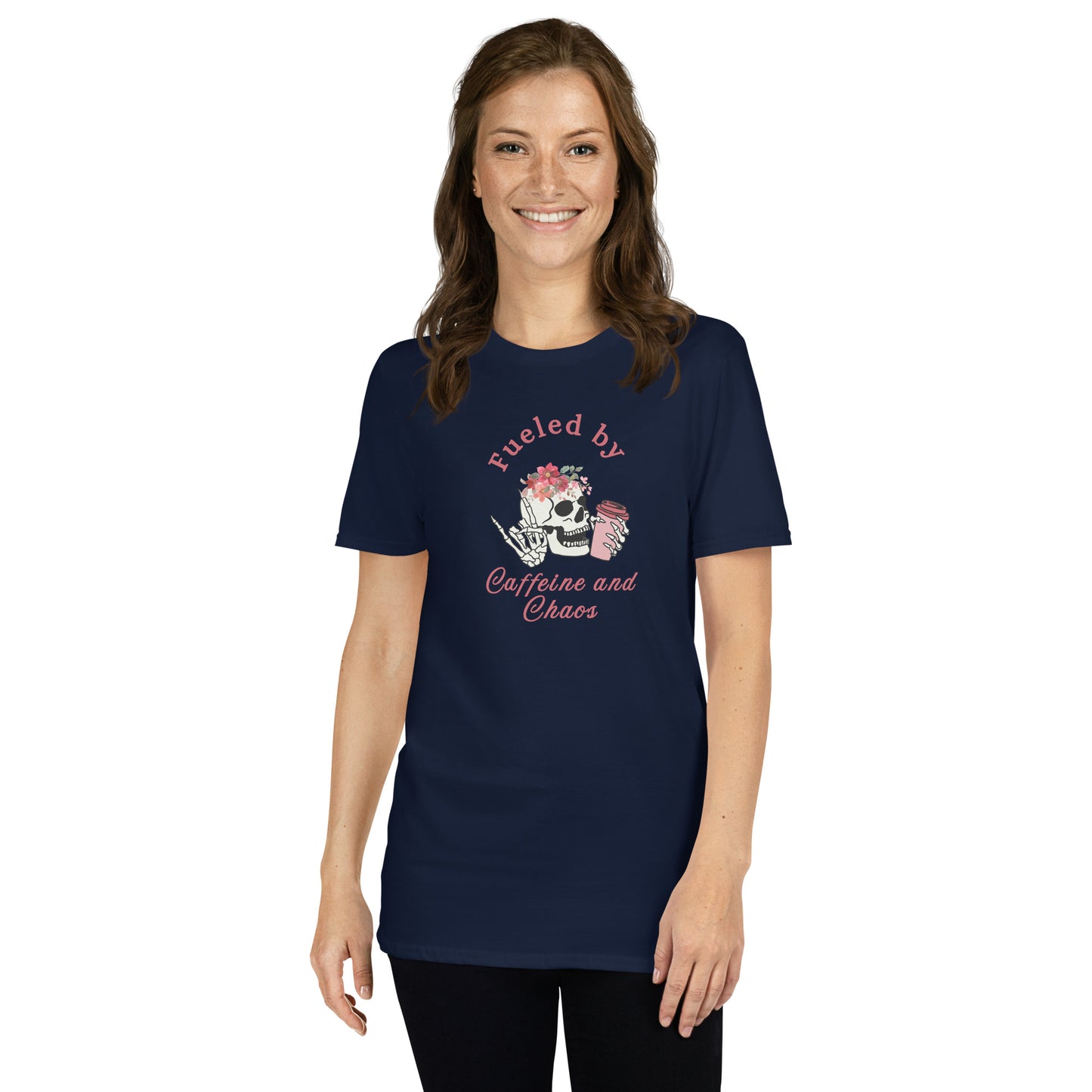 Fueled by Caffeine & Chaos Unisex Tee by EraofInk