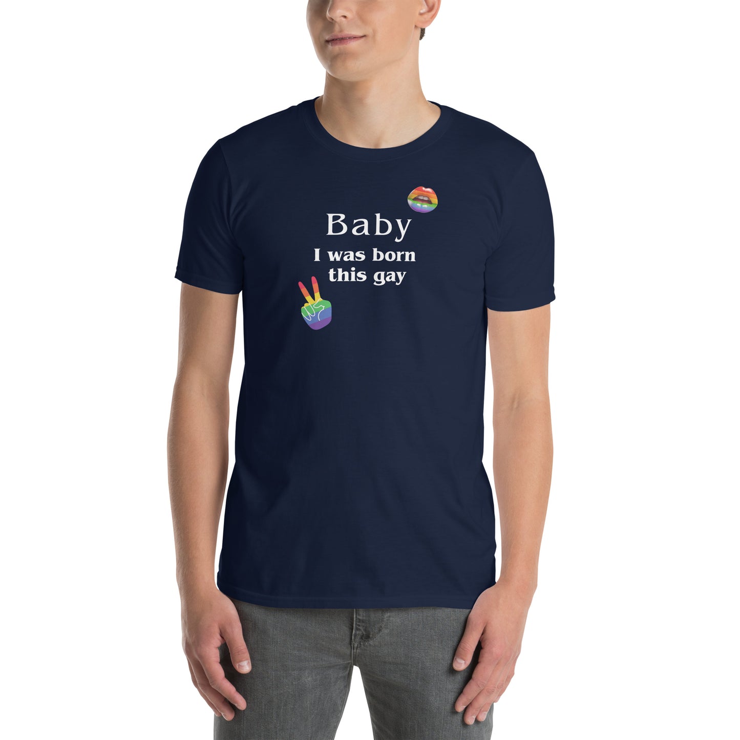 LGBTQ+ LGBTQIA Tee Baby I Was Born This Gay Unisex Tee by EraofInk