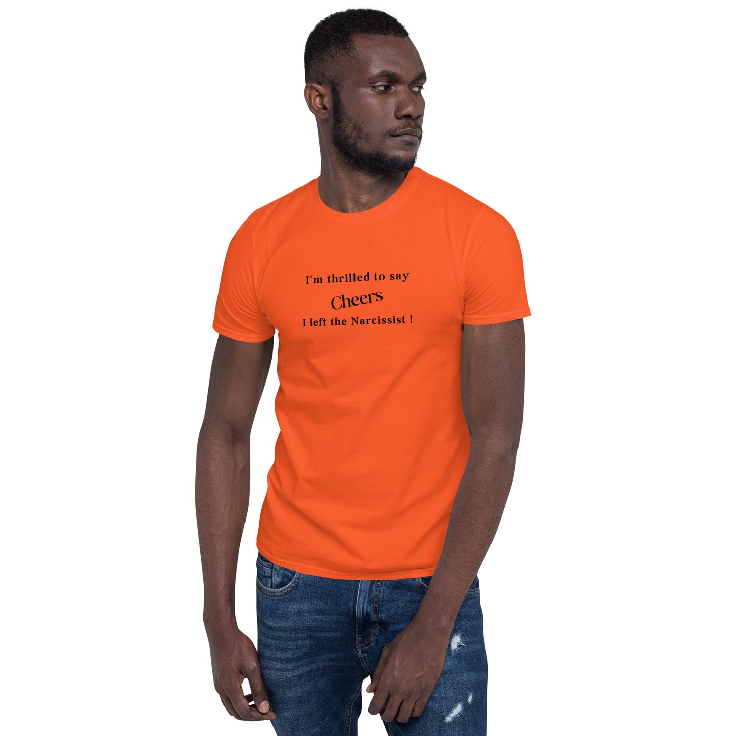 Celebrate Ending a Toxic Relationship I'm Thrilled to Say Cheers I Left the Narcissist Unisex Tee by EraofInk