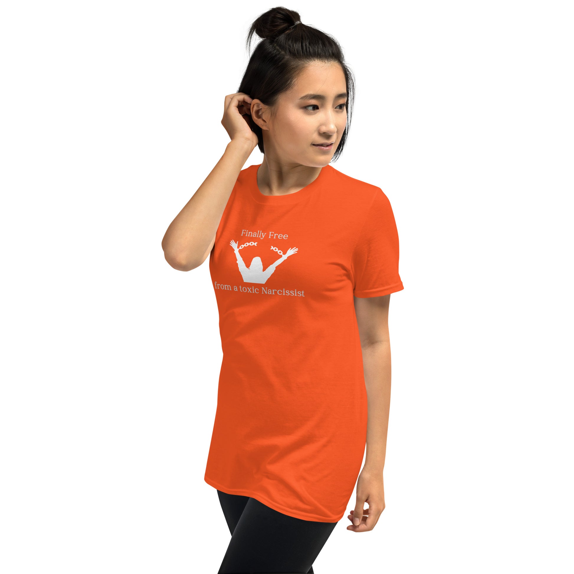 Find Your Happy Spot Finally Free from the Toxic Narcissist Unisex Tee by EraofInk