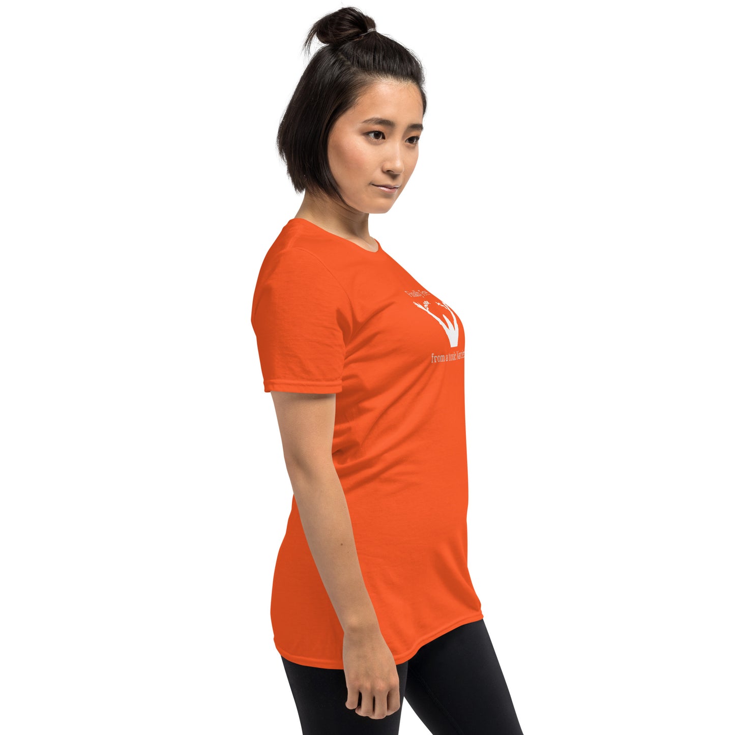 Find Your Happy Spot Finally Free from the Toxic Narcissist Unisex Tee by EraofInk