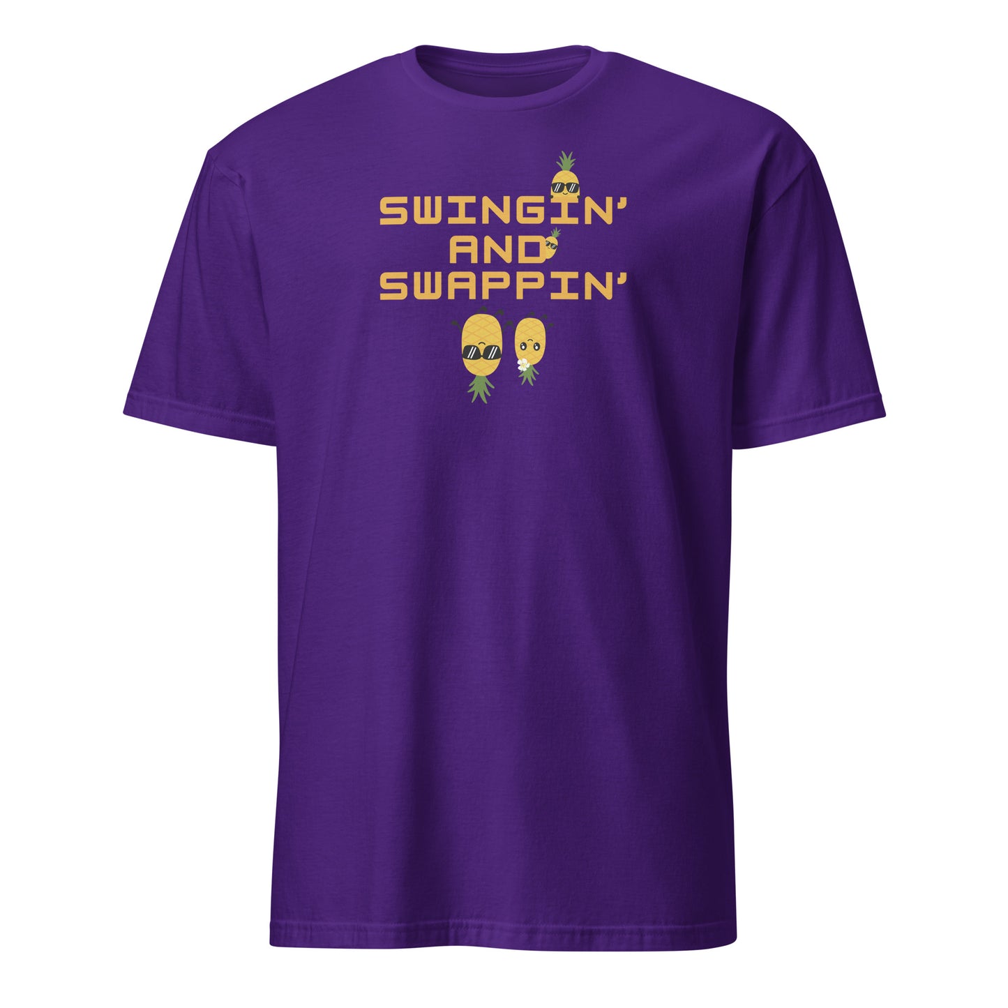Swinger Lifestyle Tee Swingin' and Swapping Unisex Tee by EraofInk