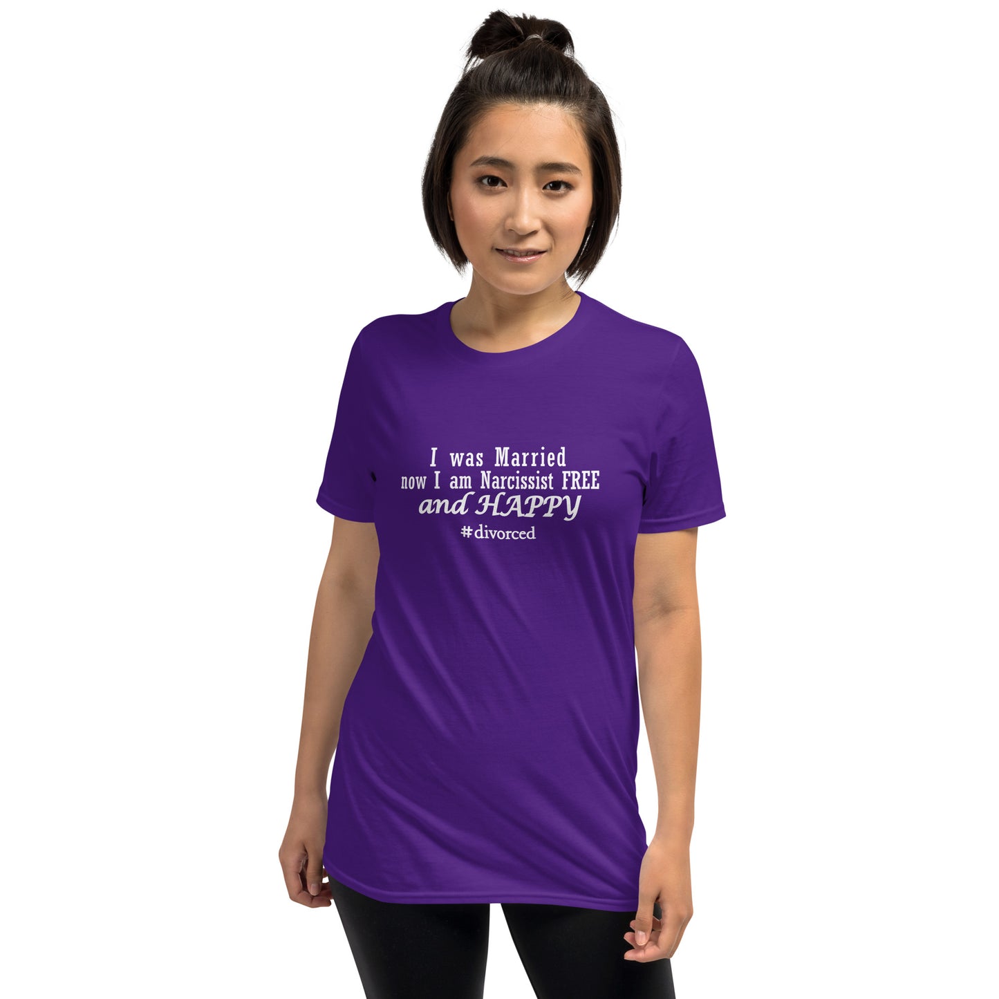 I Was Married Now I Am Narcissist Free & Happy #divorce Unisex Tee by EraofInk
