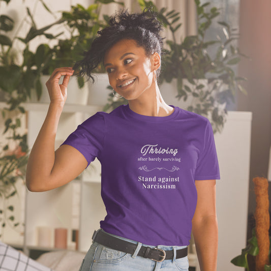 Thriving After Barely Surviving Unisex Tee by EraofInk