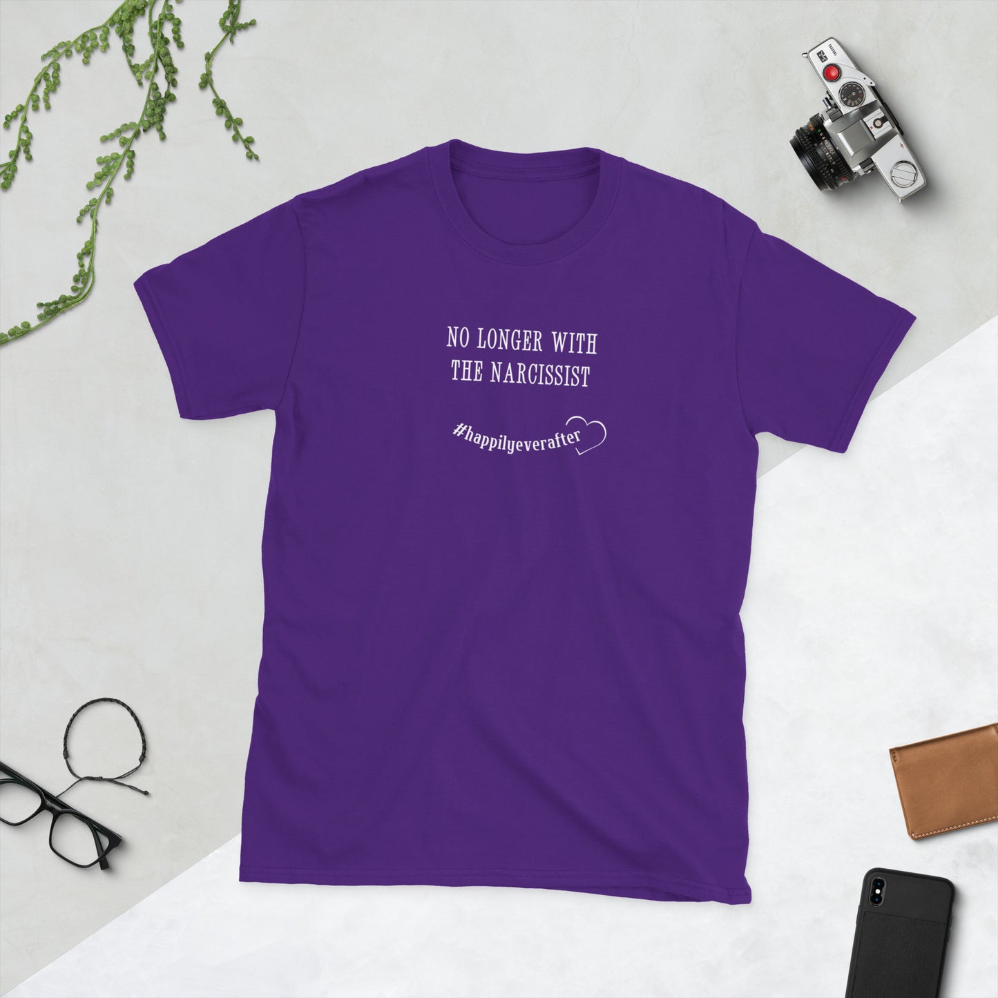 Find Your Happily Ever After No Longer with the Narcissist Unisex Tee by EraofInk