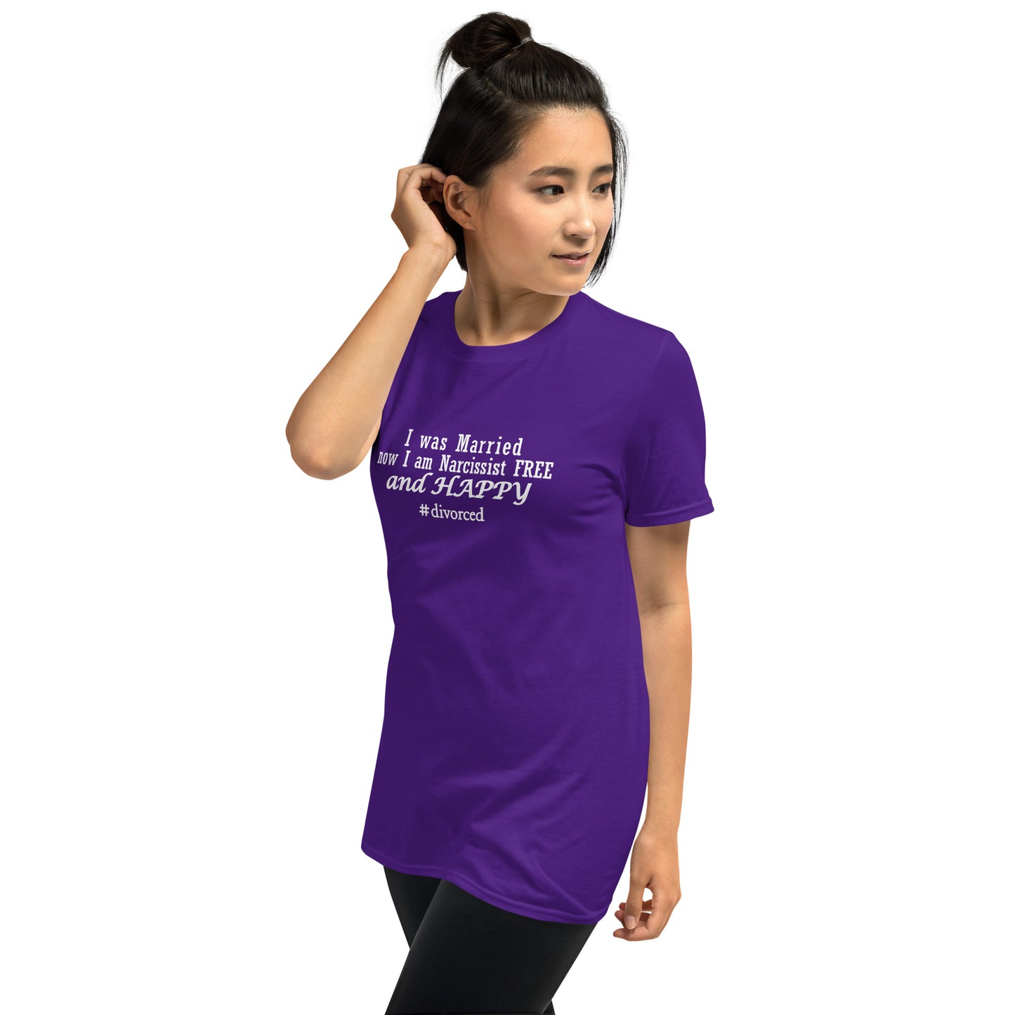 I Was Married Now I Am Narcissist Free & Happy #divorce Unisex Tee by EraofInk