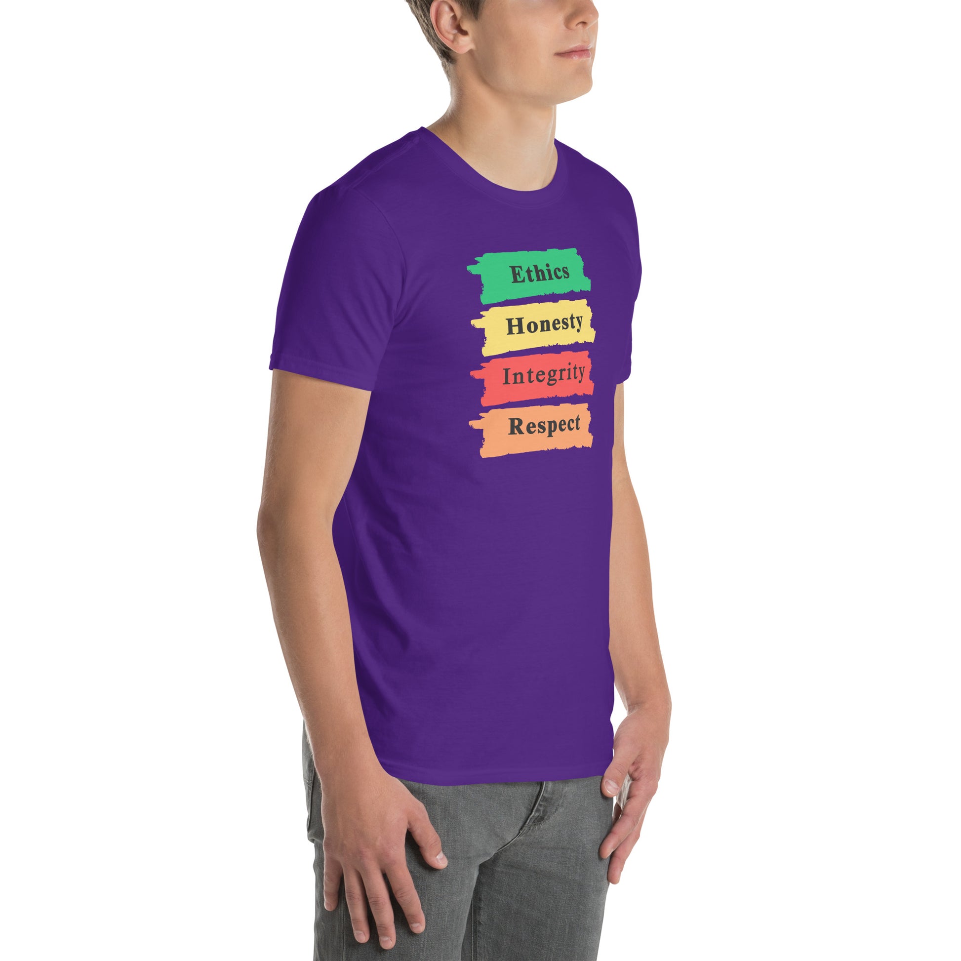Core Values Ethics Honesty Integrity Respect Unisex Tee by EraofInk