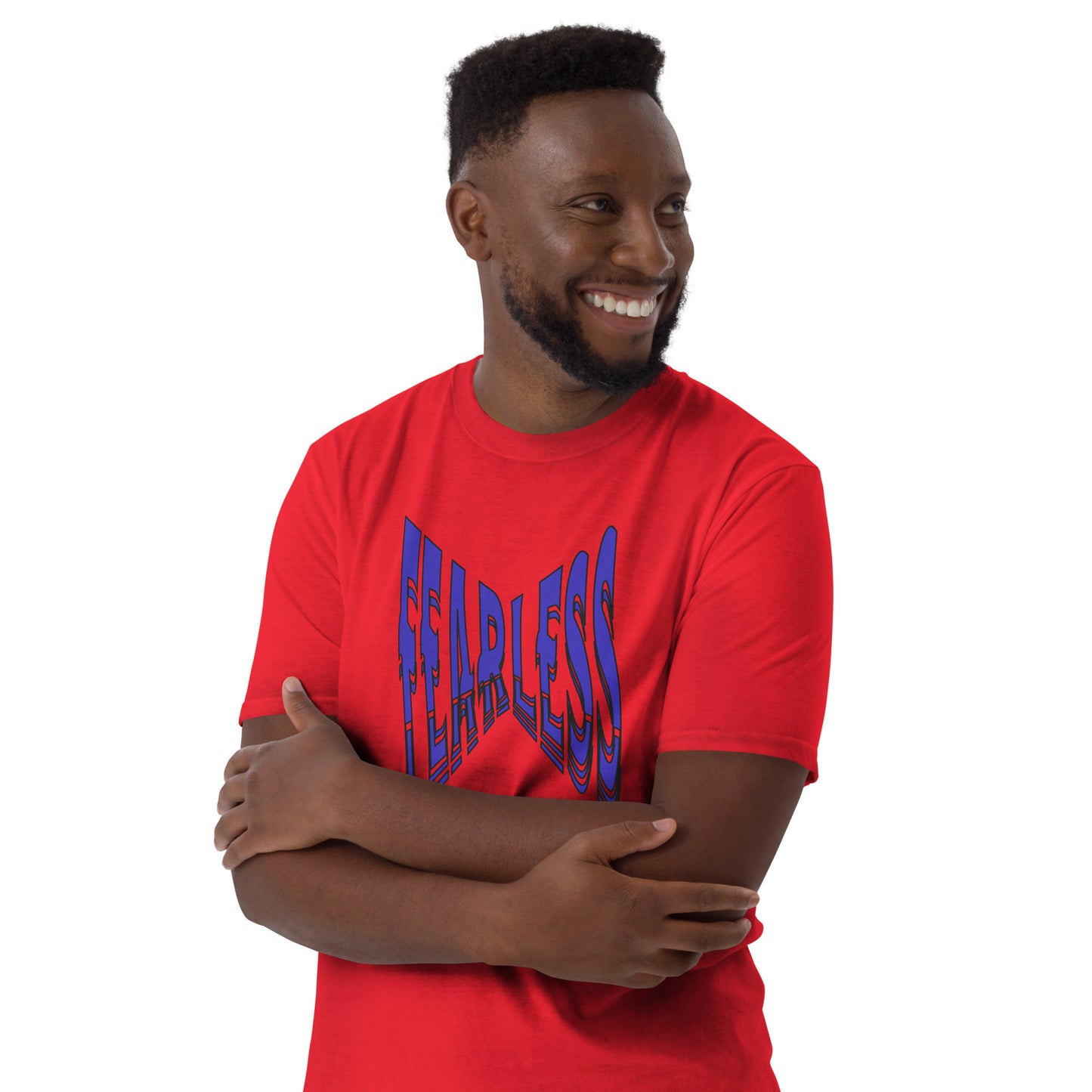 Fearless Warped Font Unisex Tee by EraofInk