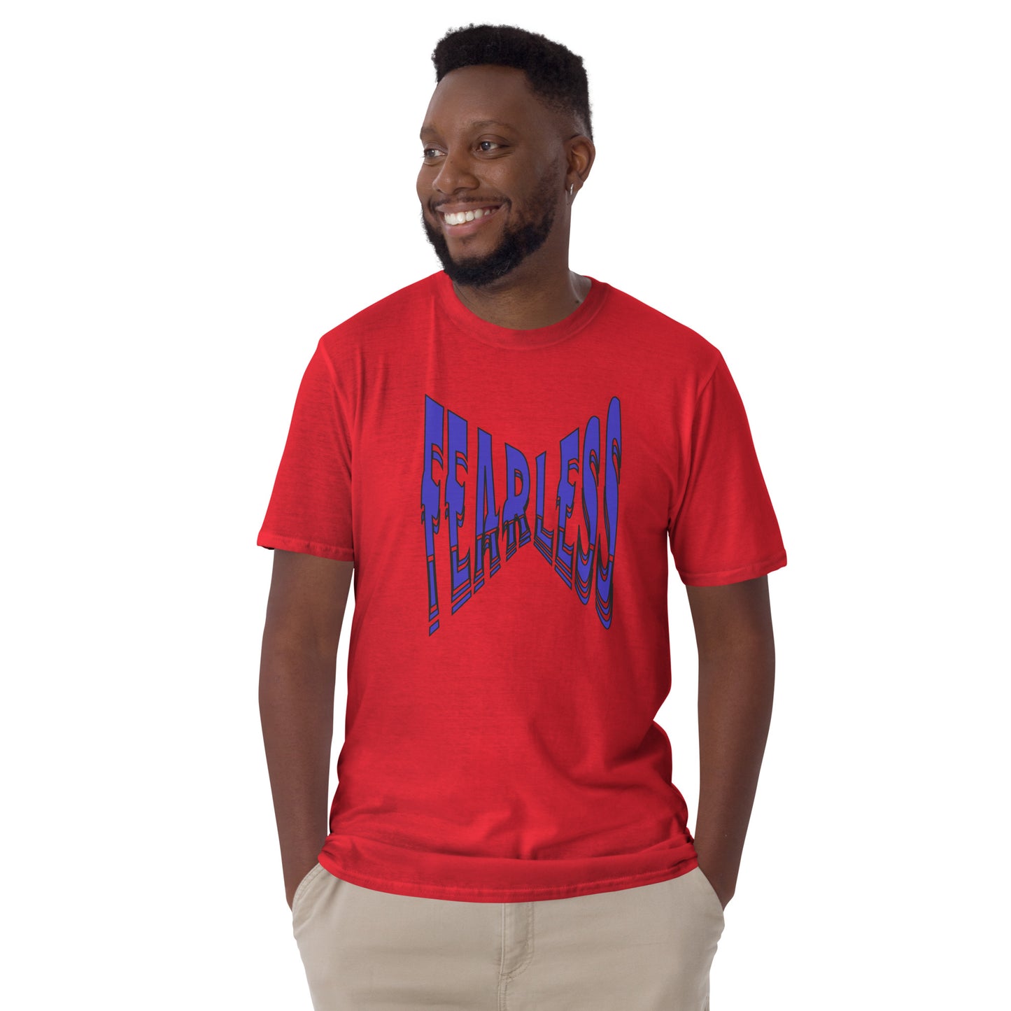 Fearless Warped Font Unisex Tee by EraofInk