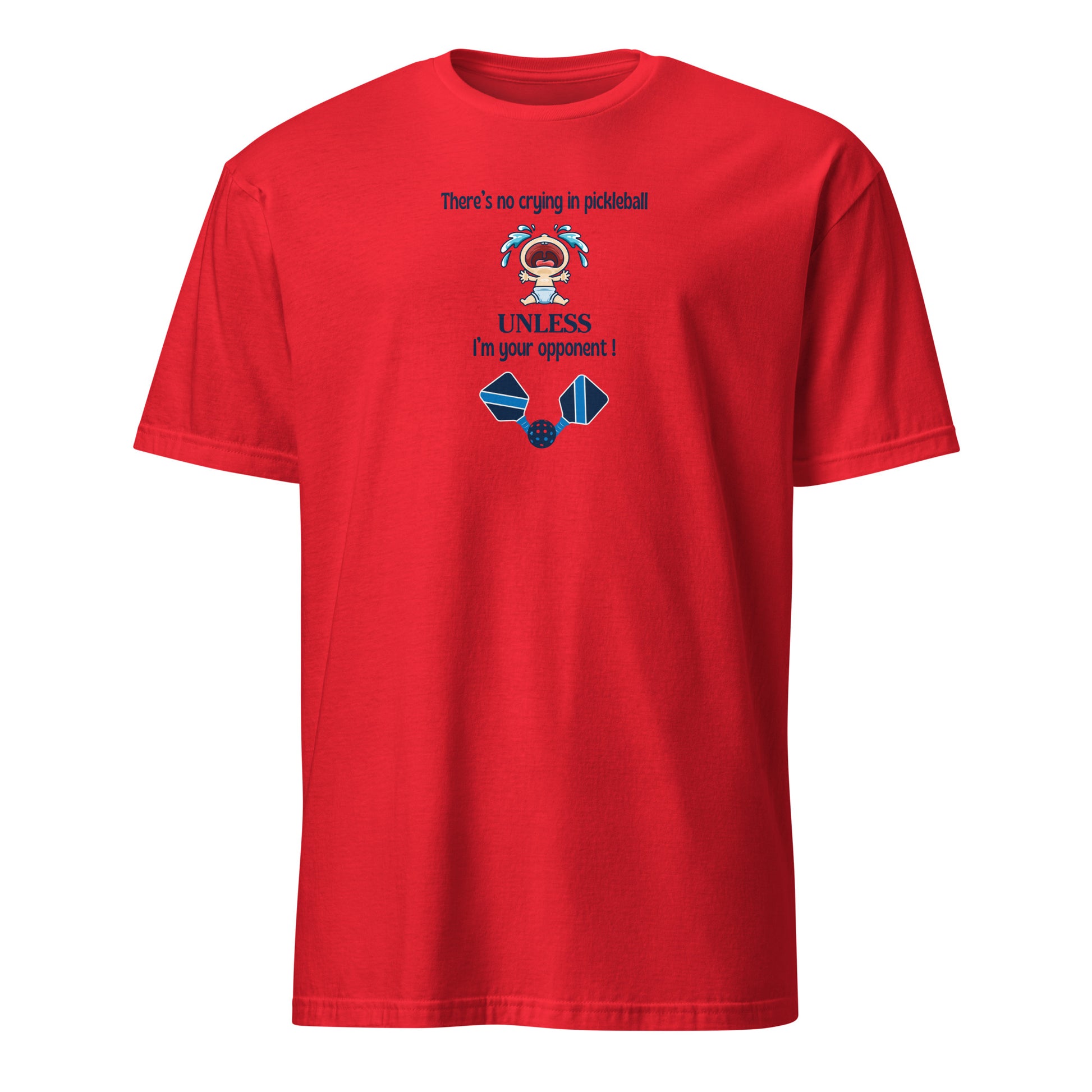 There's No Crying in Pickleball Unless ...Unisex Tee by EraofInk
