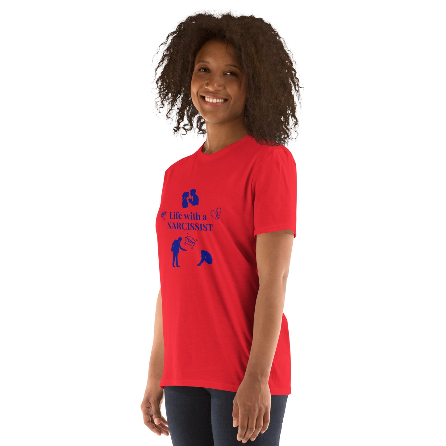 Depiction of Life with a Narcissist Unisex Tee by EraofInk