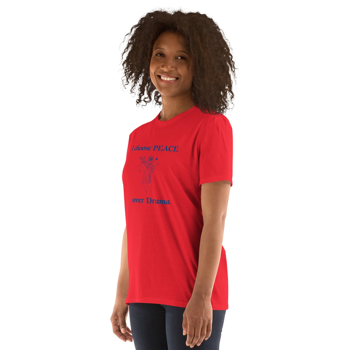 I Choose Peace Over Drama Unisex Tee by EraofInk