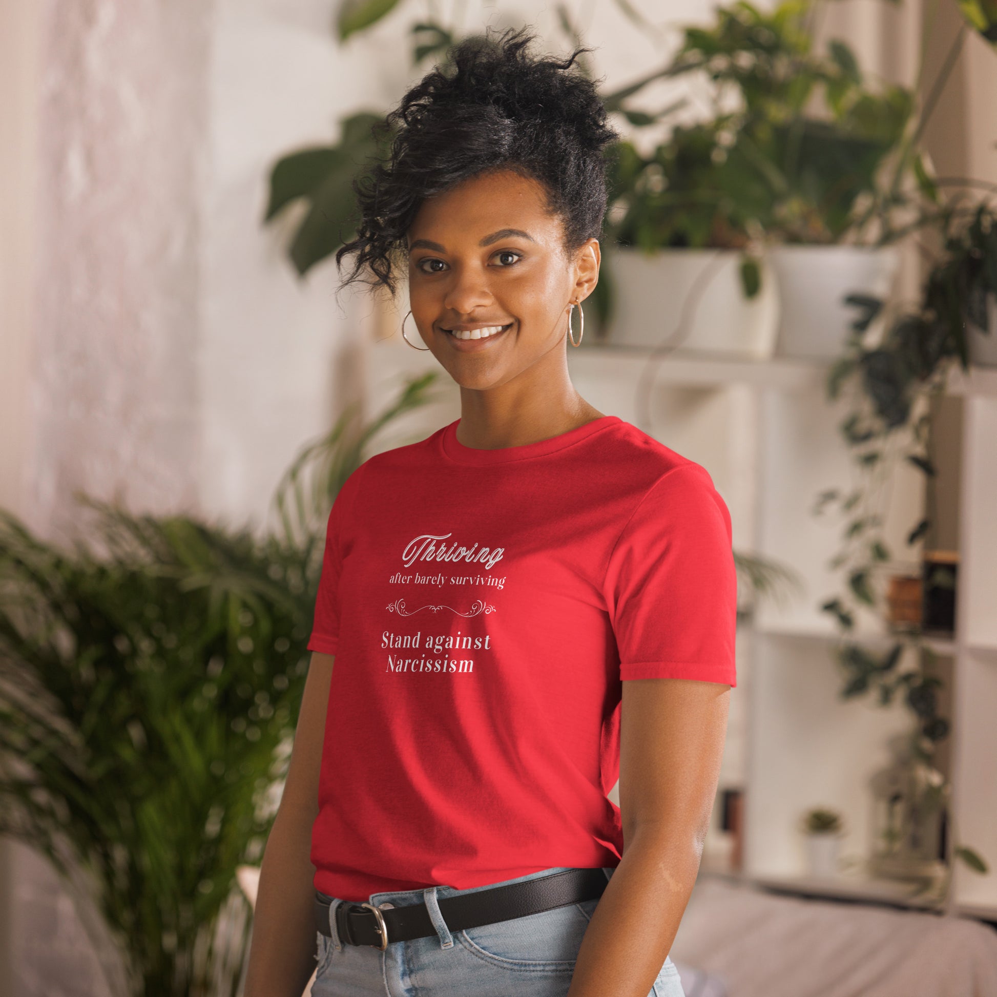 Thriving After Barely Surviving Unisex Tee by EraofInk
