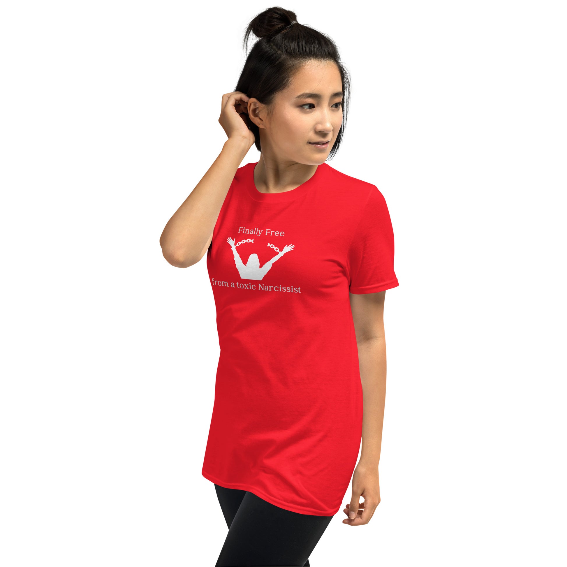 Find Your Happy Spot Finally Free from the Toxic Narcissist Unisex Tee by EraofInk