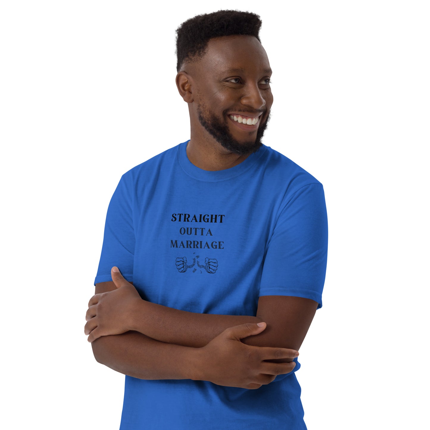 Funny Divorce Tee Straight Outta Marriage Unisex Tee by EraofInk