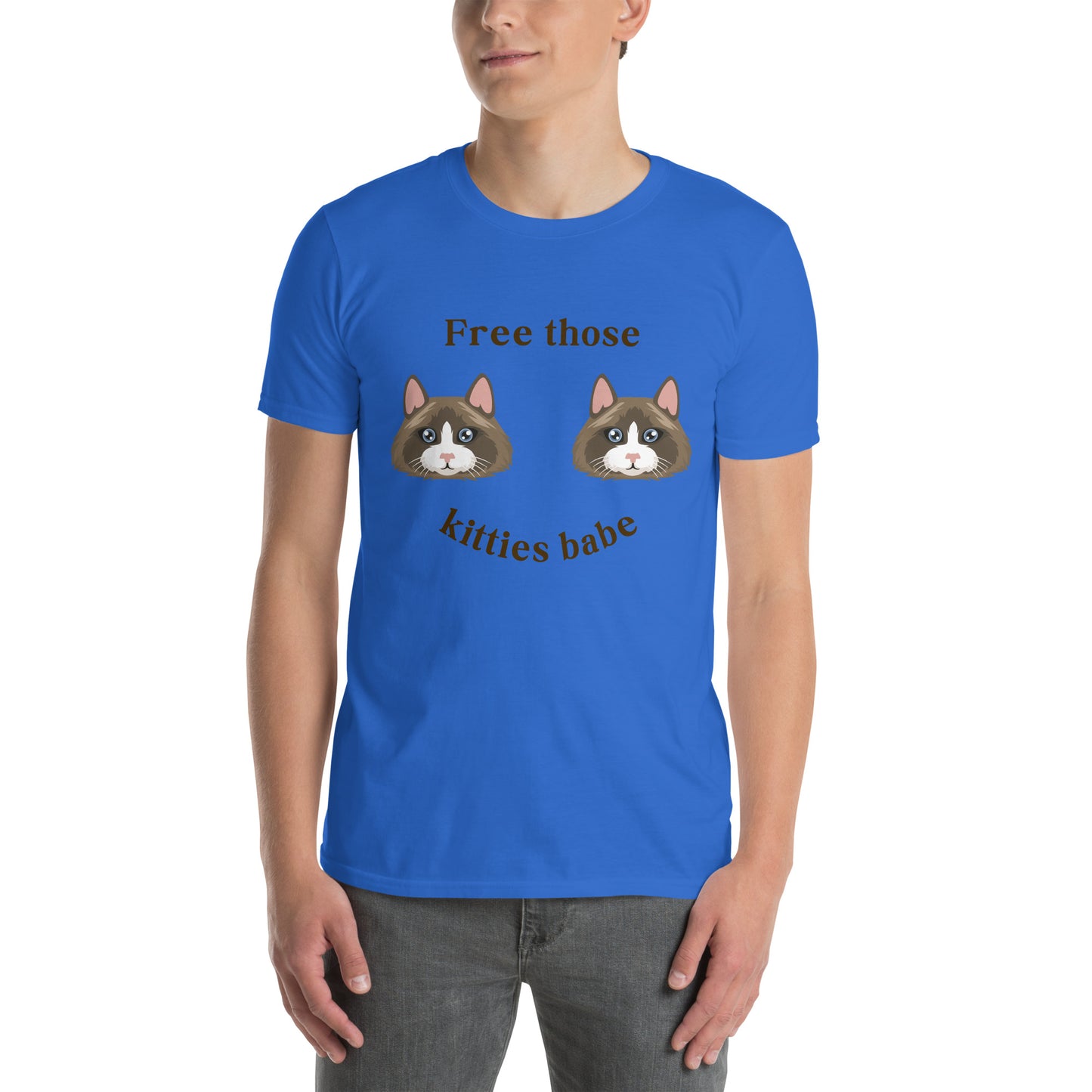 Free Those Kitties Babe Unisex Tee by EraofInk