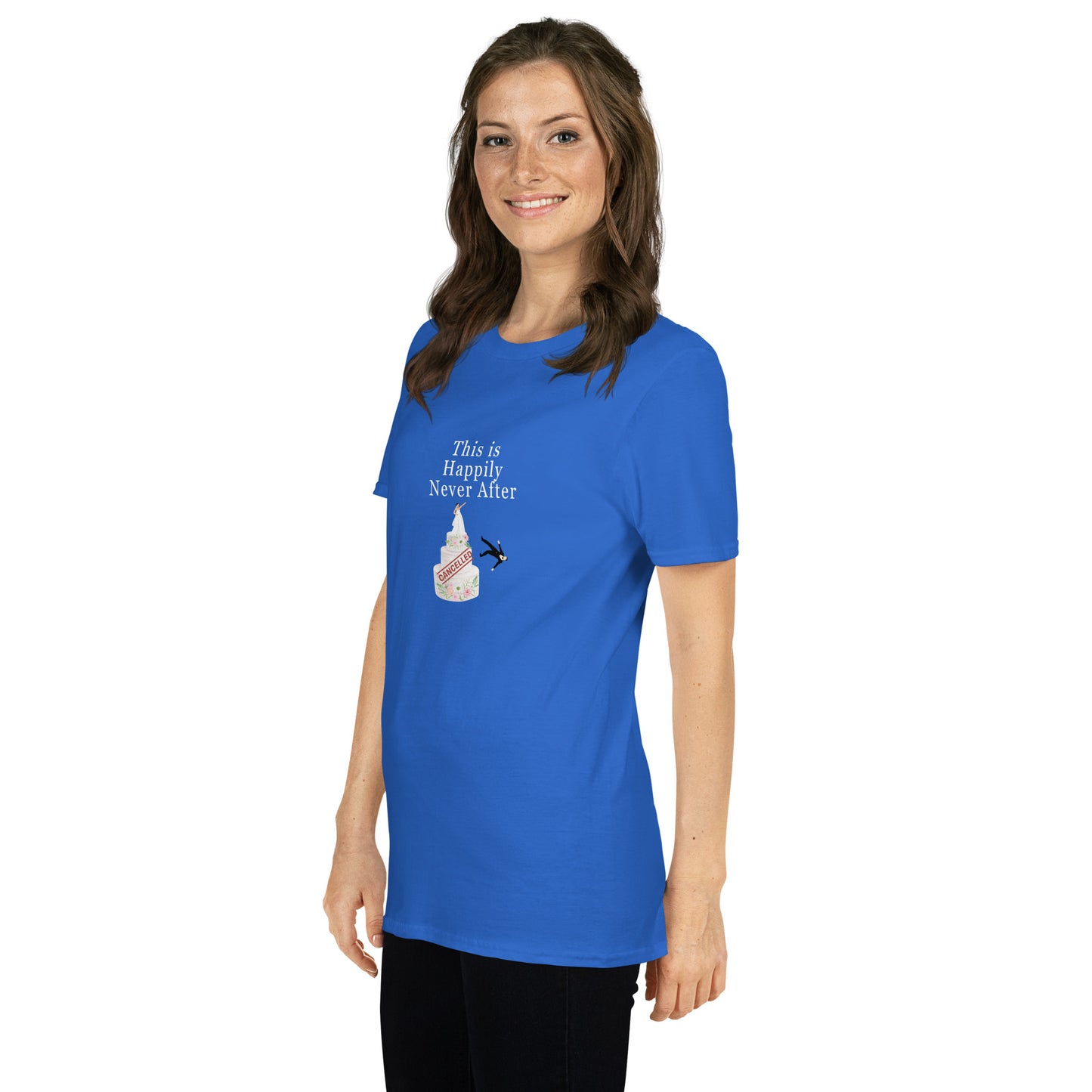 Wedding Cancelled Not Getting Married This is Happily Never After Unisex Tee. by EraofInk