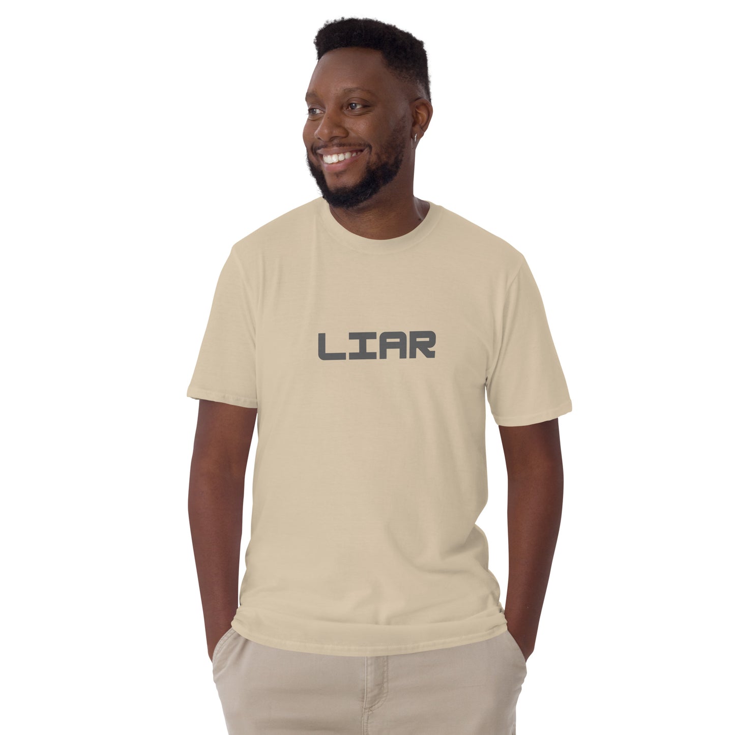 For the Guy Who Just Can't Tell the Truth to Save His Life - Liar Unisex Tee by EraofInk